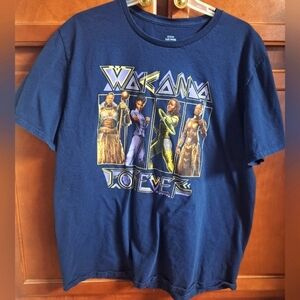 Men's Marvel Black Panther Wakanda Forever XL t-shirt.